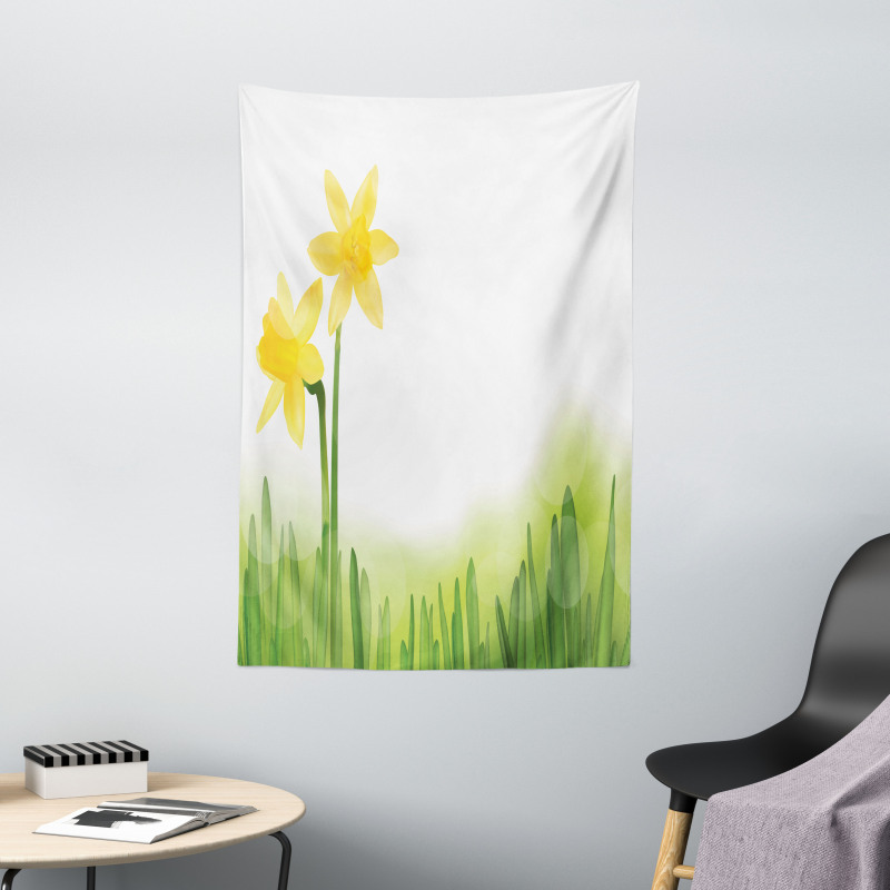 Daffodils with Grass Tapestry