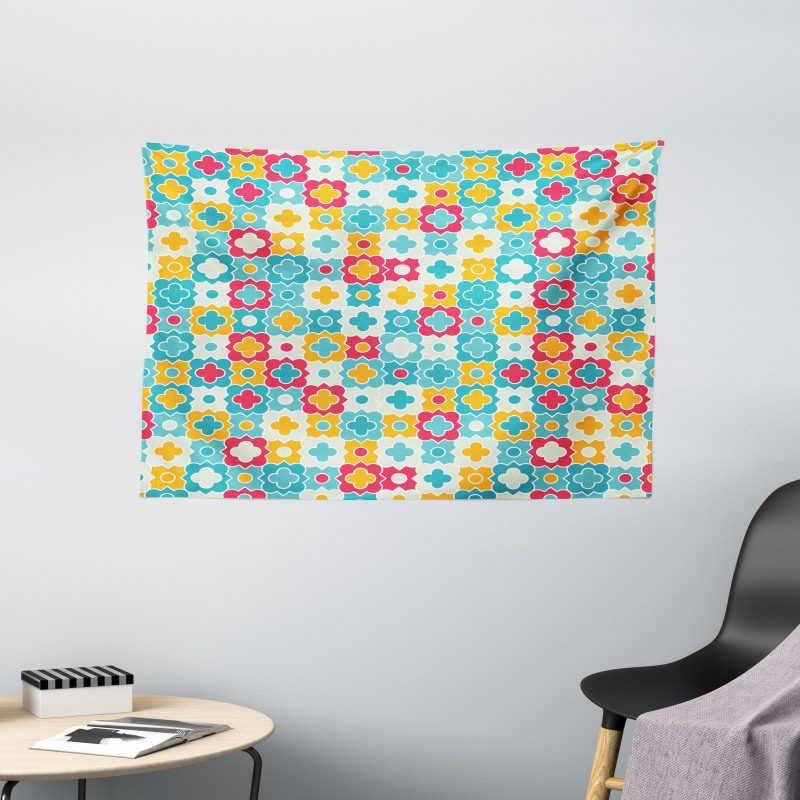 Clover Vivid Kids Design Wide Tapestry