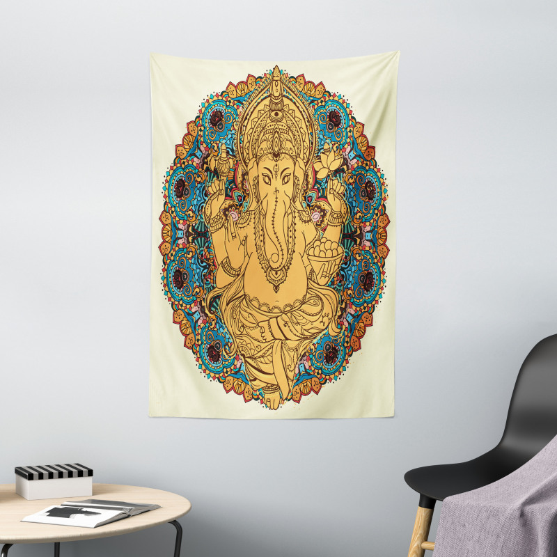 Vintage Style Elephant Tapestry