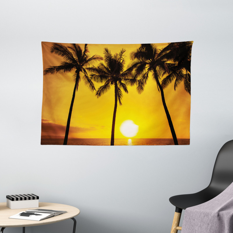 Sunny Beach Exotic Wide Tapestry