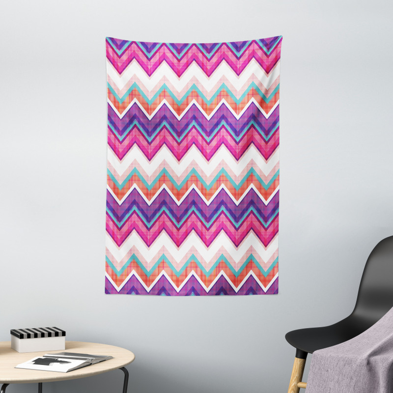 Colorful Groovy Art Tapestry