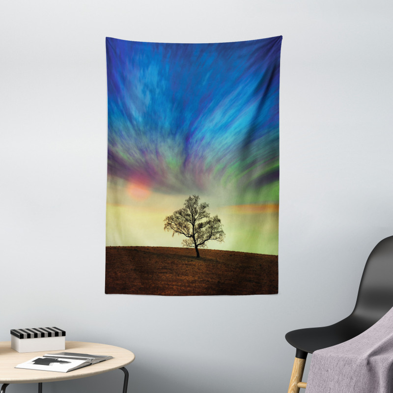 Surreal Sky Field Ombre Tapestry