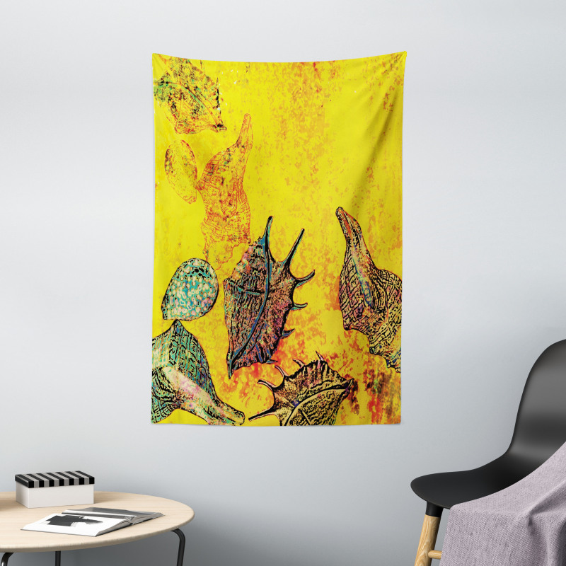 Seashells Animal Grunge Tapestry