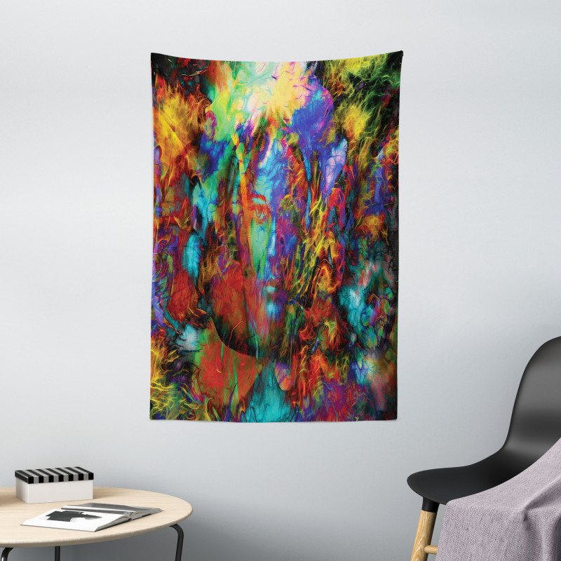 Woman Face Spirit Tapestry