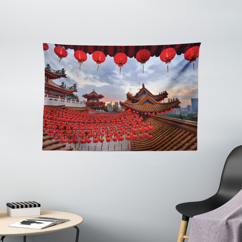 Chinese New Year Festive Wide Tapestry