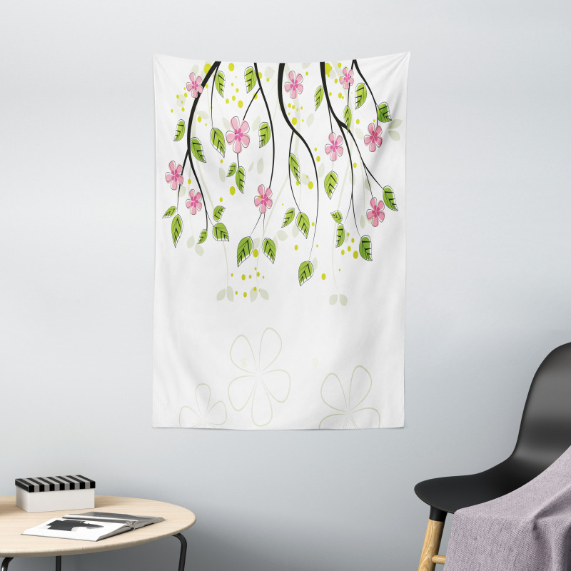 Branch with Flowers Tapestry