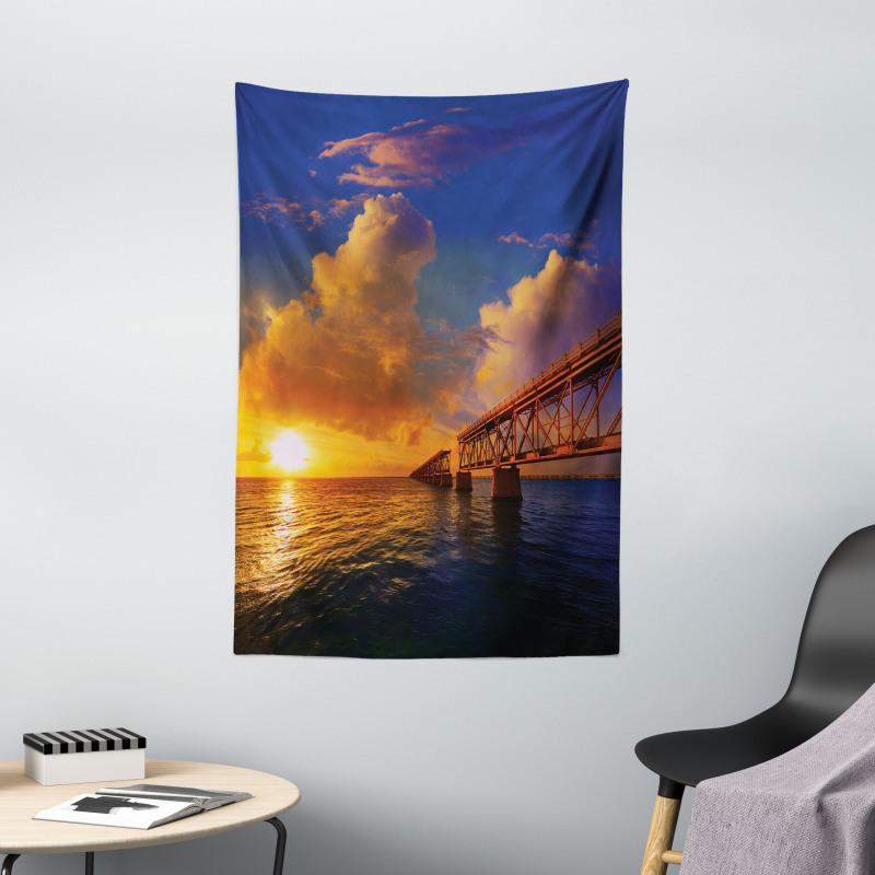 Romantic Scenery Ocean Tapestry