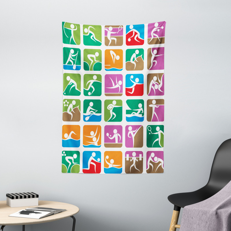 Summer Sports Tapestry