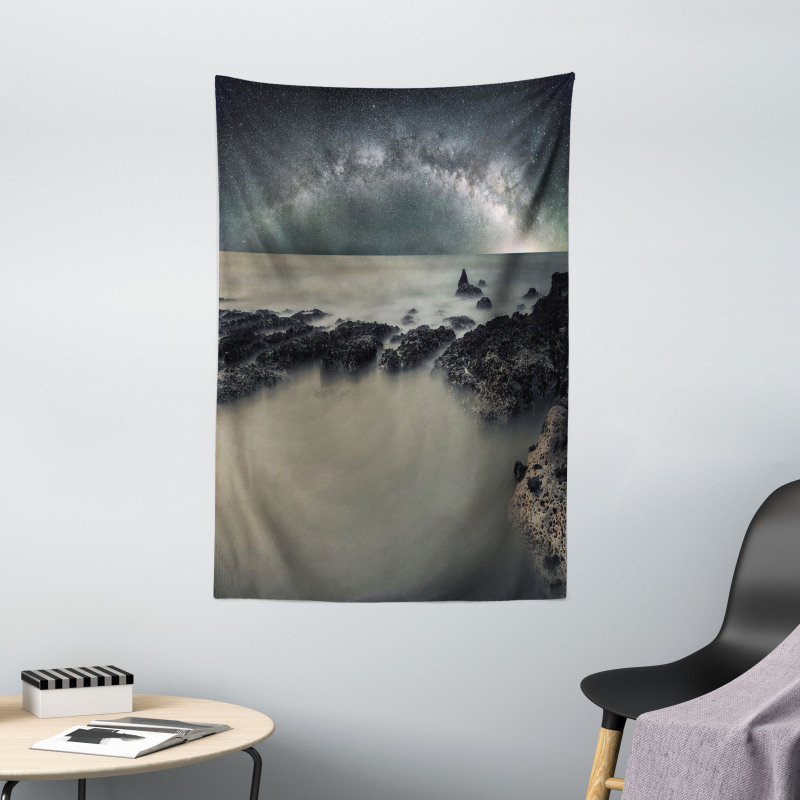 Milky Way Foggy Space Tapestry