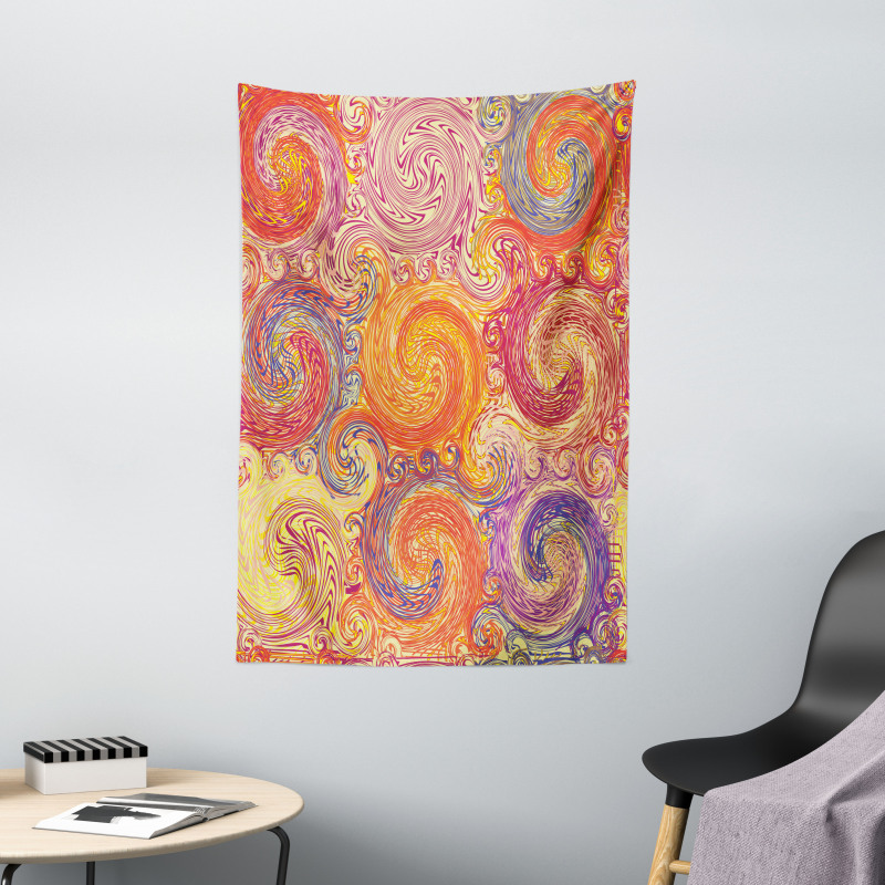 Grunge Sun Boho Tapestry