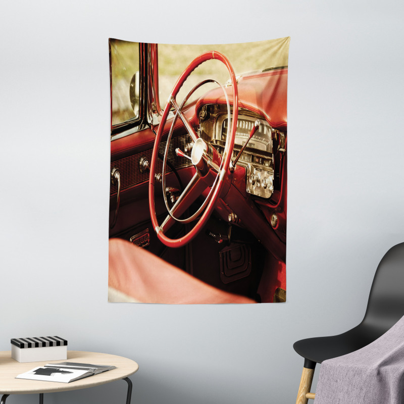 Antique Classic Car Tapestry