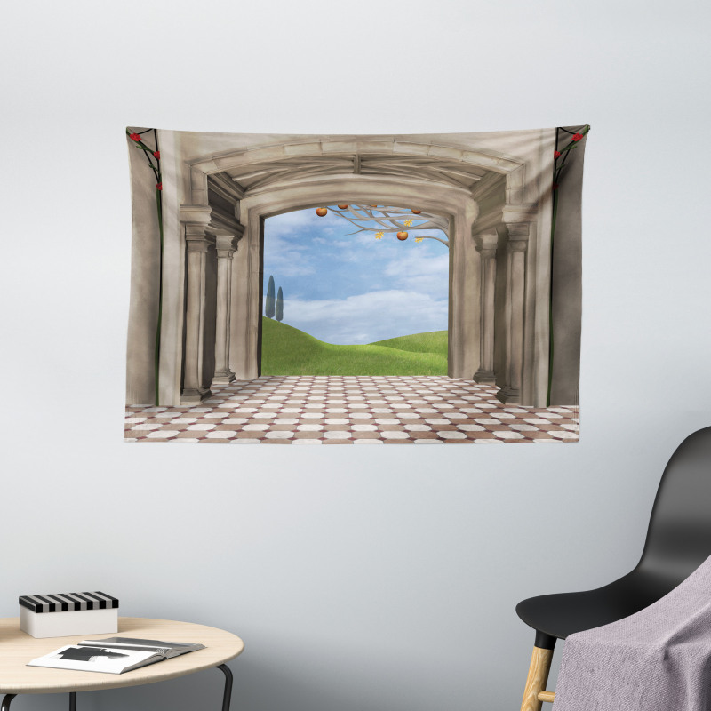 Classic Architectural Wide Tapestry