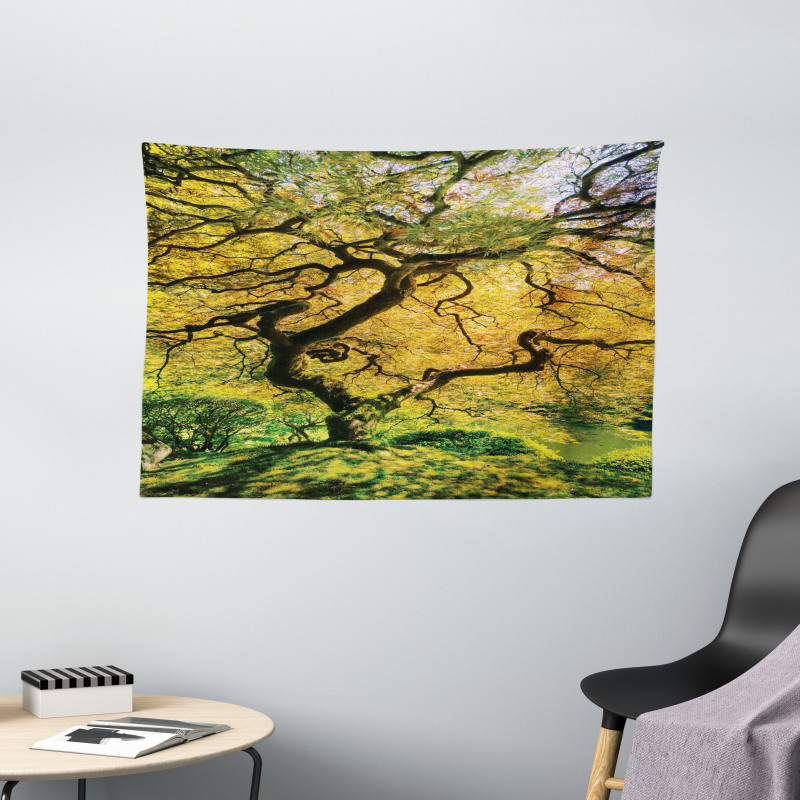 Large Maple with River Wide Tapestry