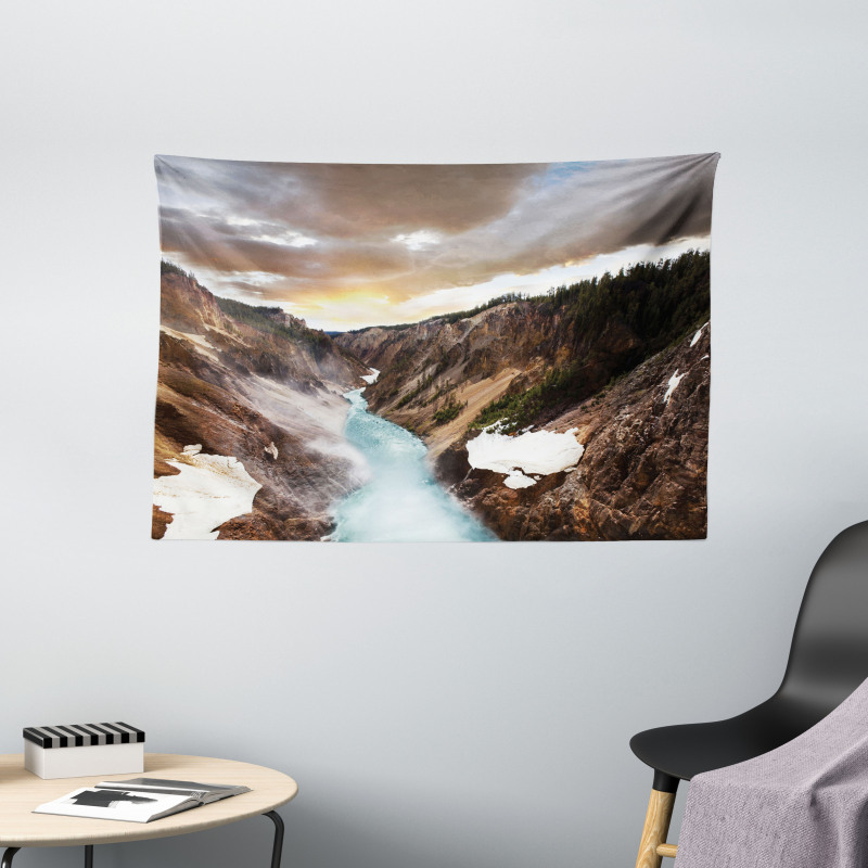 Canyon Forest View Wide Tapestry