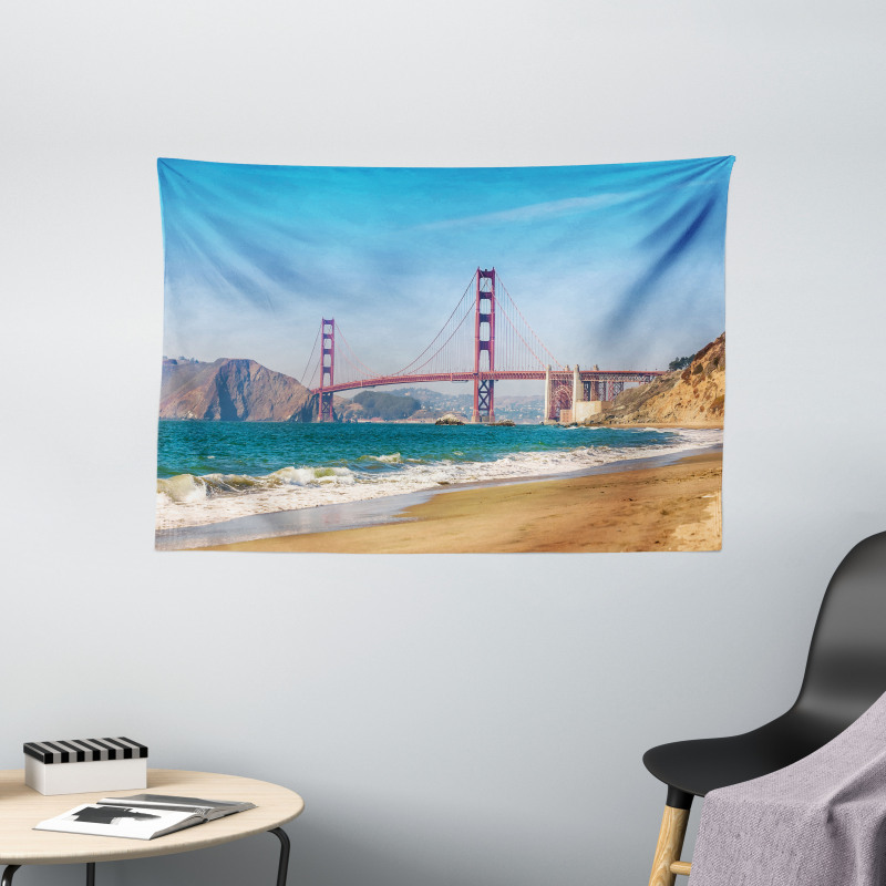 Coastline Seascape Ocean Wide Tapestry