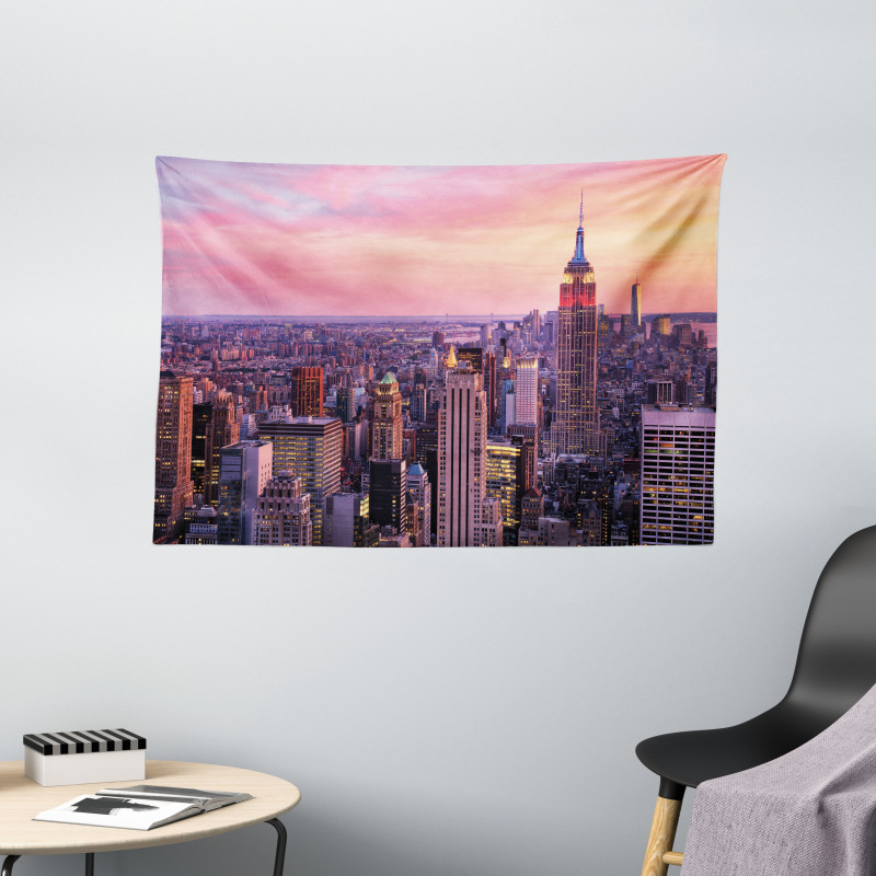 Empire State Building Wide Tapestry