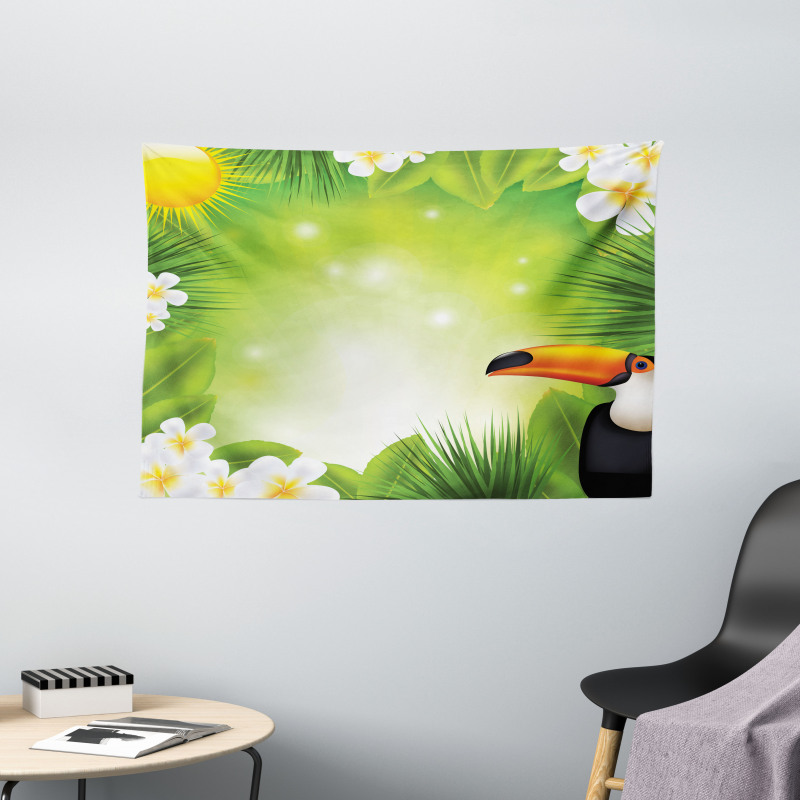 Exotic Jungle Wide Tapestry