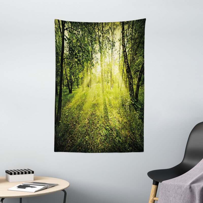 Scenic Morning in Nature Tapestry