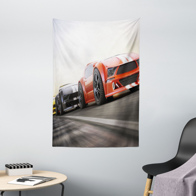 Sports Highway Competition Tapestry