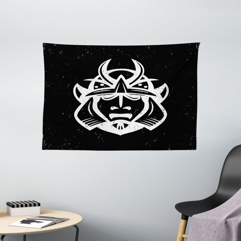 Samurai Martial Wide Tapestry