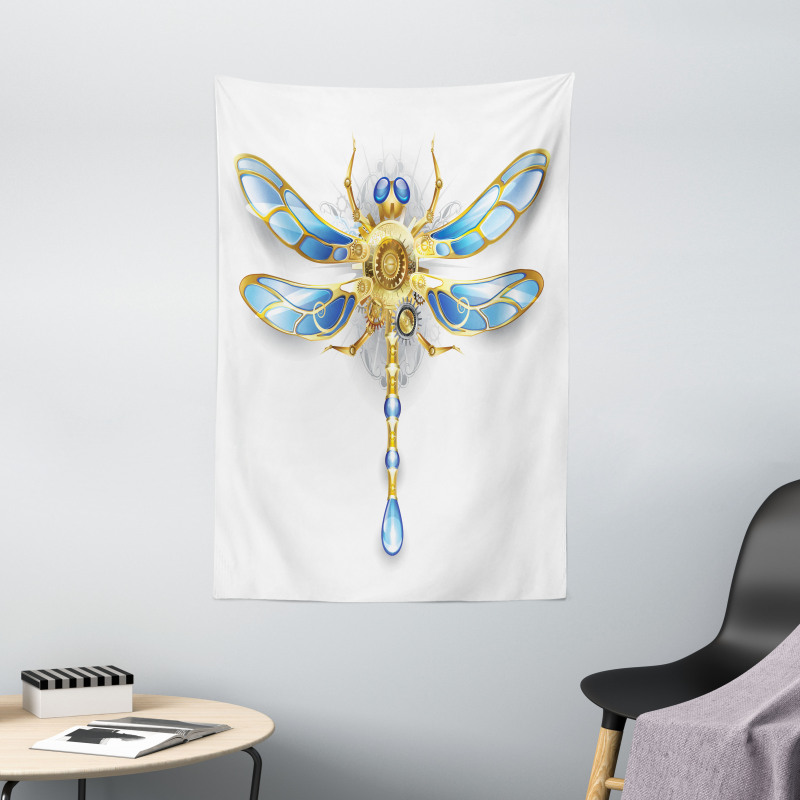 Mechanical Dragonfly Tapestry