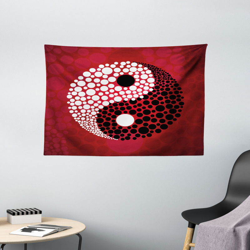 Abstract Cosmos Sign Wide Tapestry