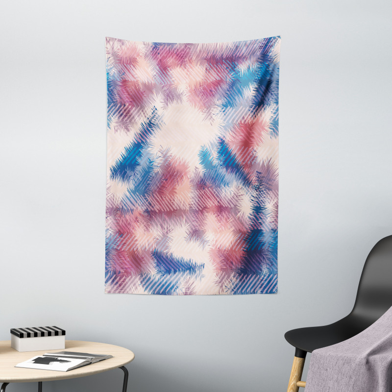 Boho Dye Feathers Tapestry