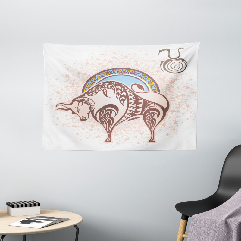 Taurus Astrology Wide Tapestry
