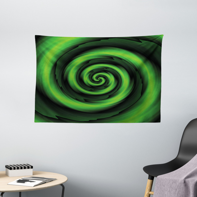 Abstract Spirals Wide Tapestry