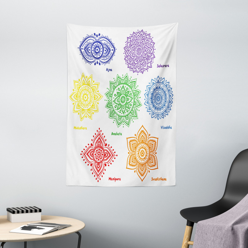 Colorful Chakra Tapestry