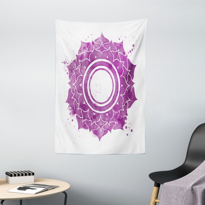 Mandala Chakra Splash Tapestry