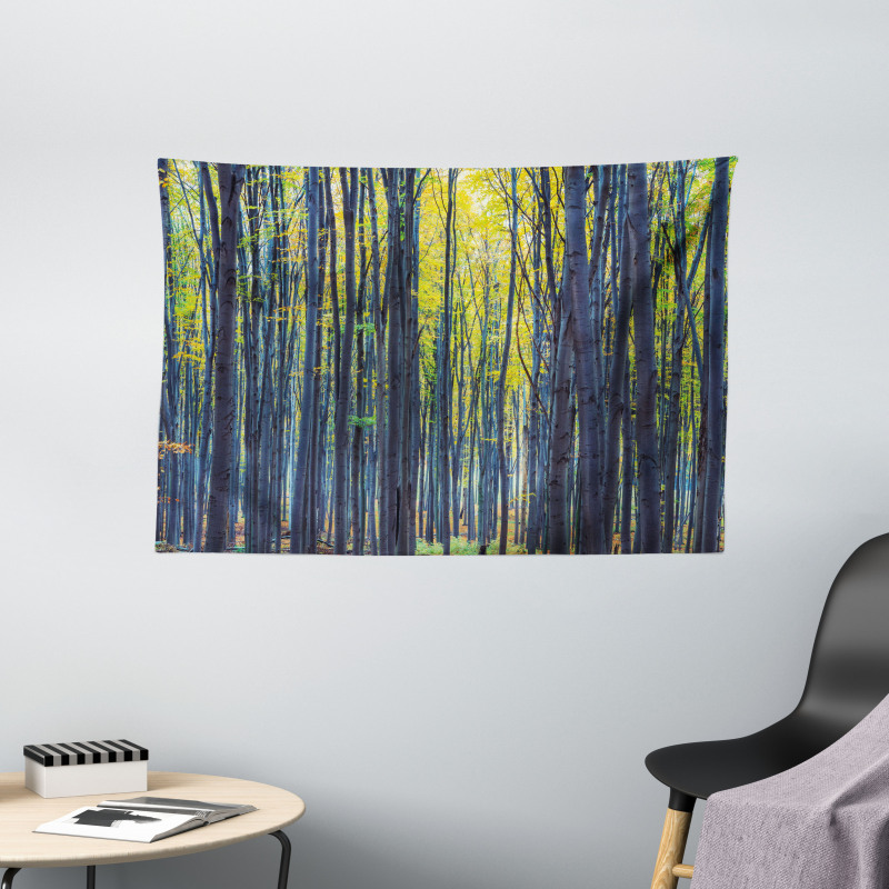 Autumn Woodland Nature Wide Tapestry