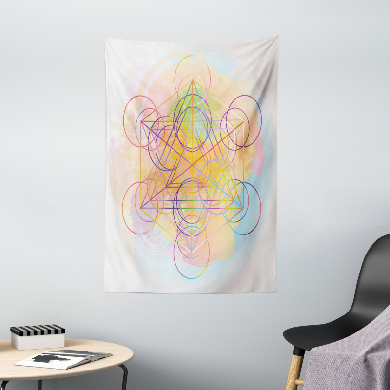 Psychedelic Flower Tapestry