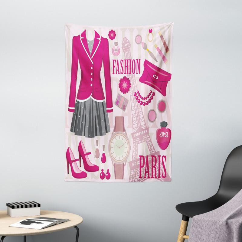 Fashion in Paris Dresses Tapestry