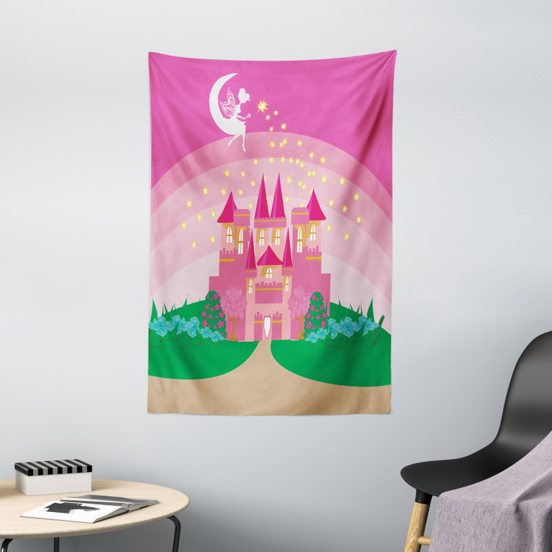 Fairytale Castle Princess Tapestry