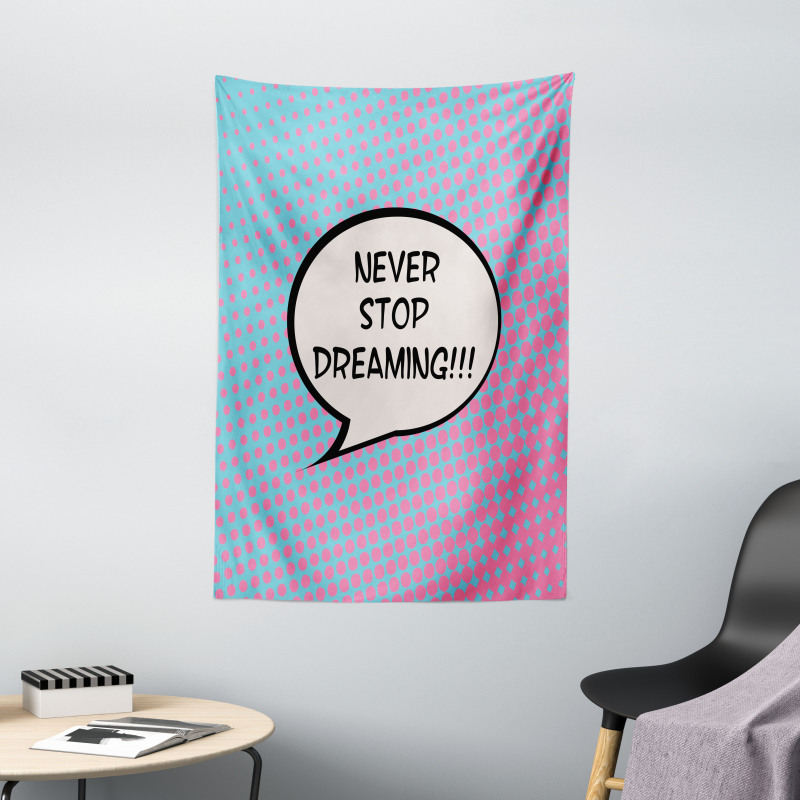 Cartoon Motivation Art Tapestry