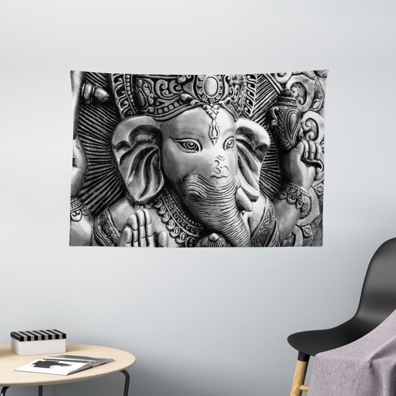 Elephant Boho Eastern Wide Tapestry