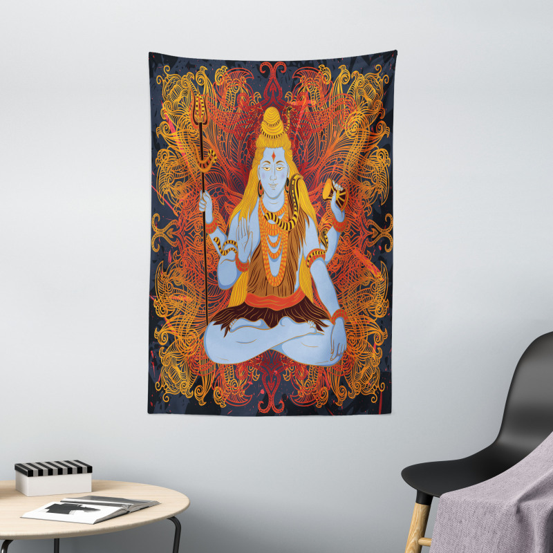 Cultural Mandala Pattern Tapestry