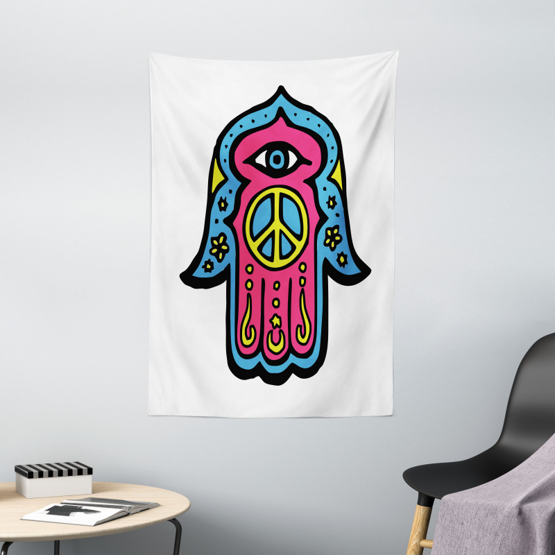 Hippie Boho Hand Fatima Tapestry