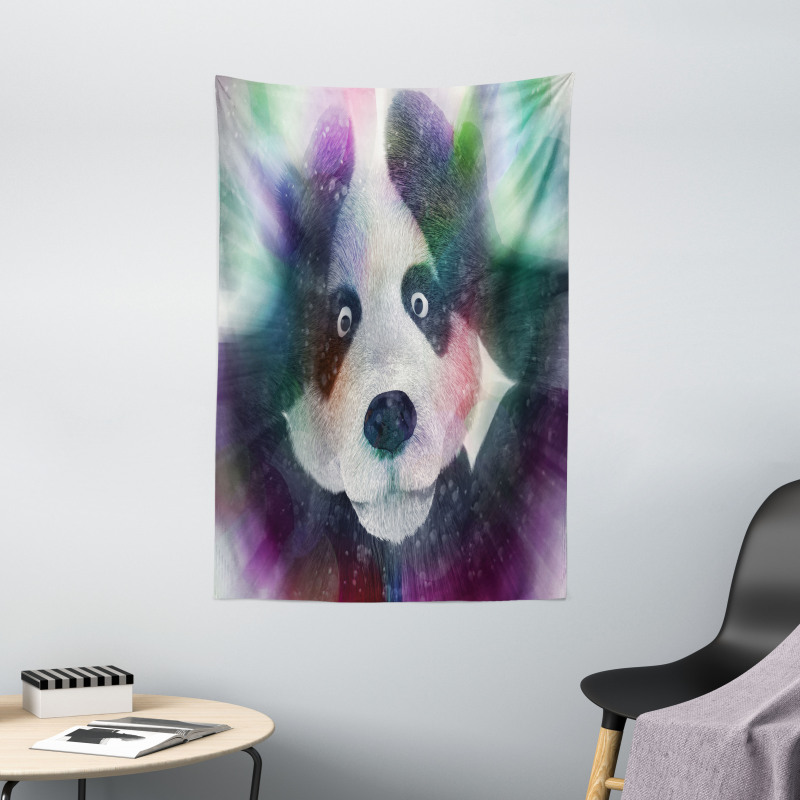 Psychedelic Panda Tapestry