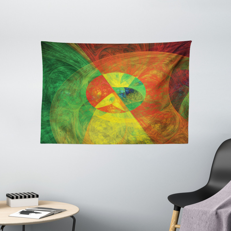 Abstract Surreal Wide Tapestry