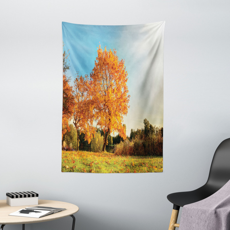 Maple Tree in Autumn Tapestry