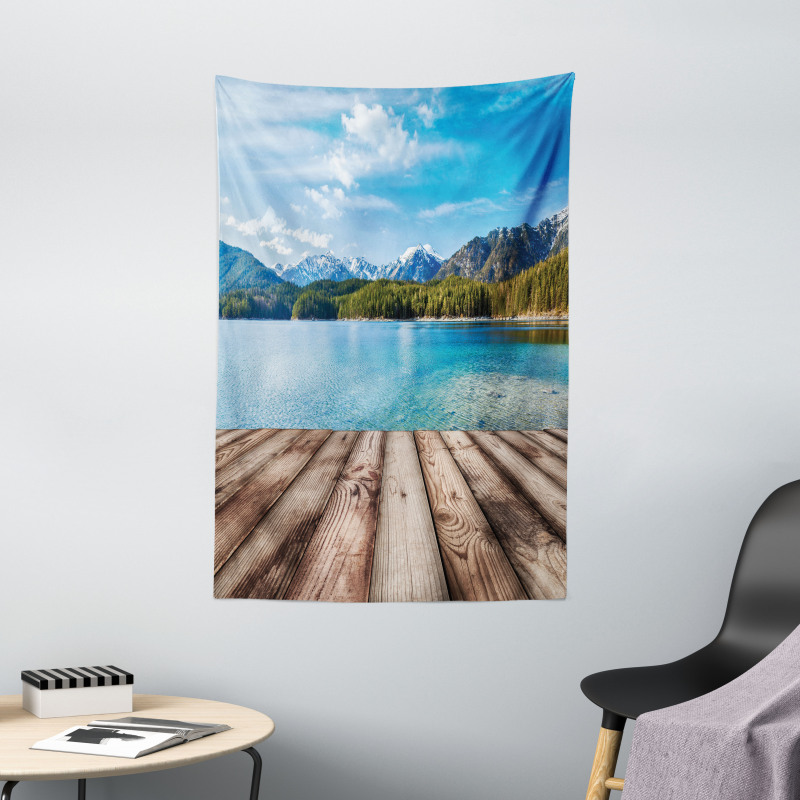 Lake Forest Mountain Tapestry