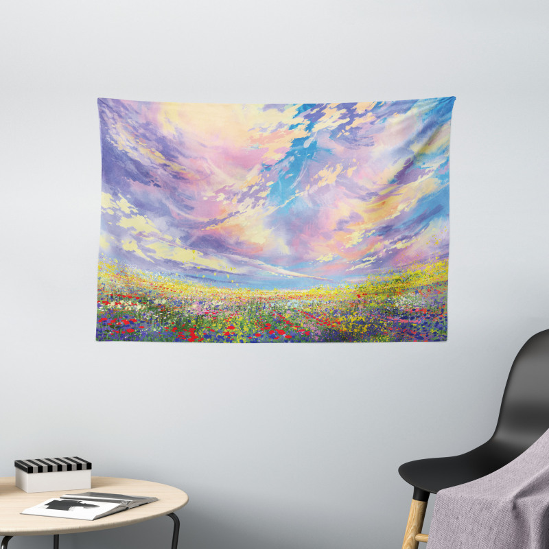 Surreal Dreamy Sky Wide Tapestry