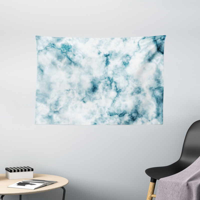 Grunge Marble Effect Wide Tapestry