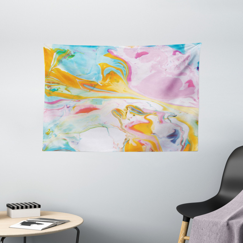 Surreal Abstract Art Wide Tapestry