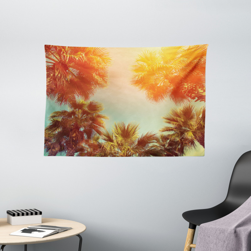 Rest Under Trees Wide Tapestry