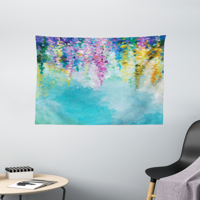 Landscape Spring Wide Tapestry