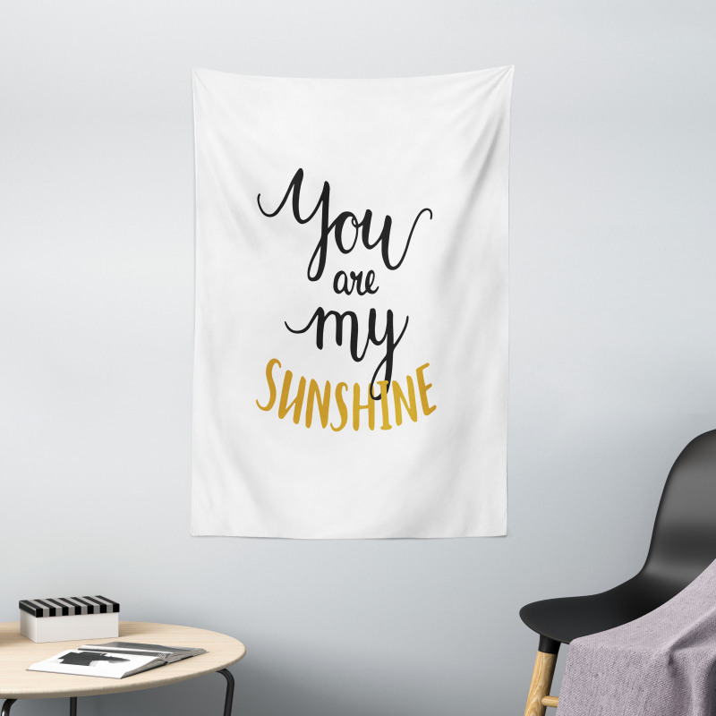 Romantic Words Love Tapestry