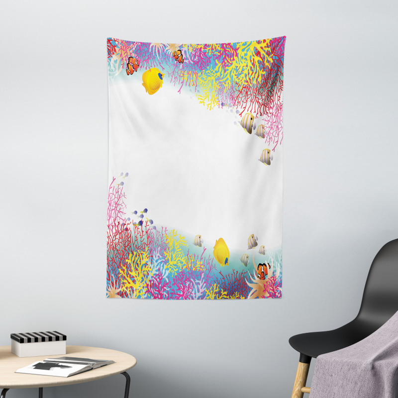 Aquatic Animals Fish Tapestry